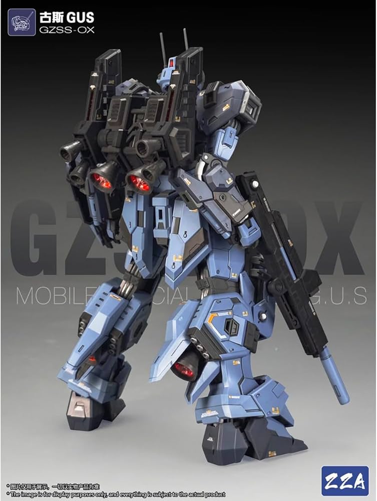 Amazon.co.jp: HiPlay ZZA 1/100 GZSS-OX グス GUS 色分け済み